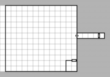 Devil's Lair Map - Upper Level - with grid