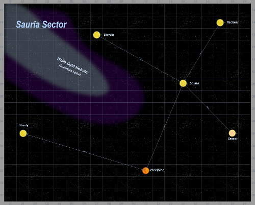 Sauria Sector Map