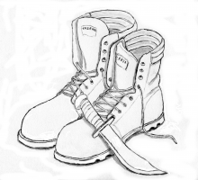 Morgaine Trekkers and Knife