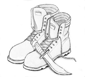 Morgaine Trekkers and Knife