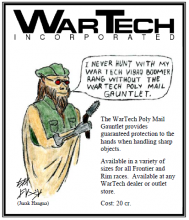 WarTech Gauntlet ad with Jurak Hagna