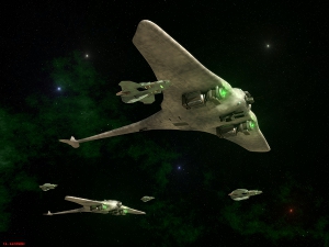 Saurain Battle Rays and Fighters