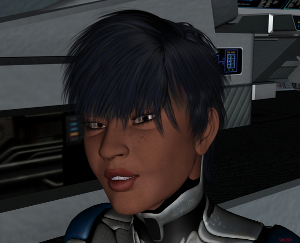 Female Space Explorer - small