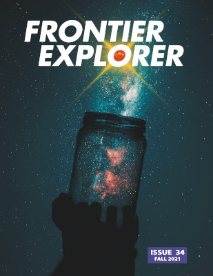 Stars of the Milkyway being captured in a jar